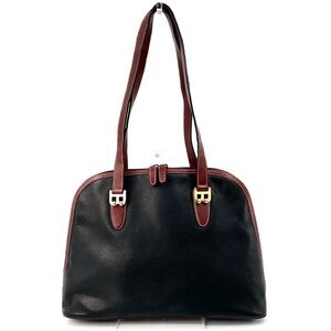 Bally Black and Brown Shoulder Bag